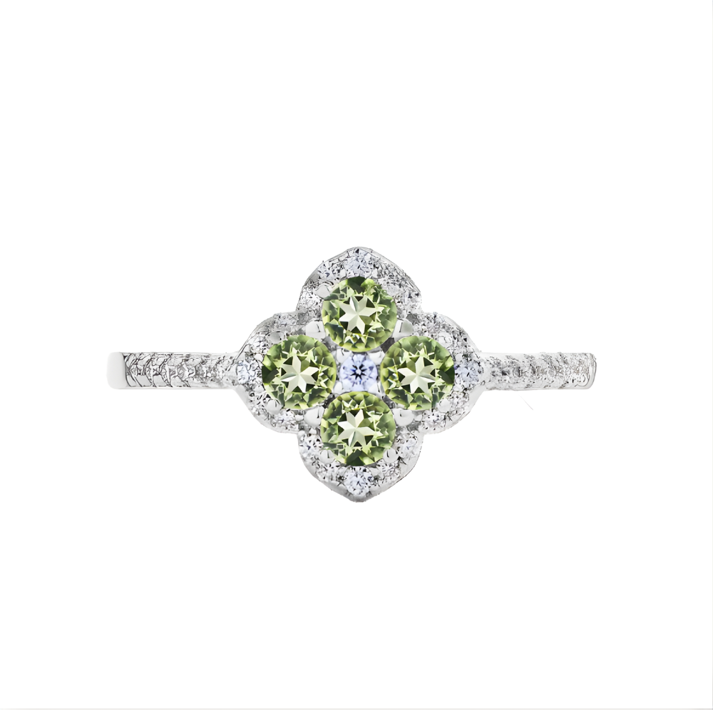 Women’s Moissanite Sterling Silver Classic Round Engagement Wedding Ring Elegant Bridal Jewelry