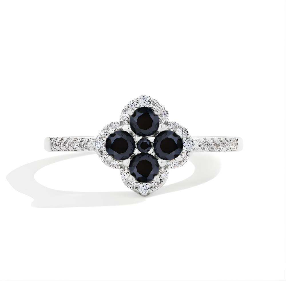 Women’s Moissanite Sterling Silver Classic Round Engagement Wedding Ring Elegant Bridal Jewelry