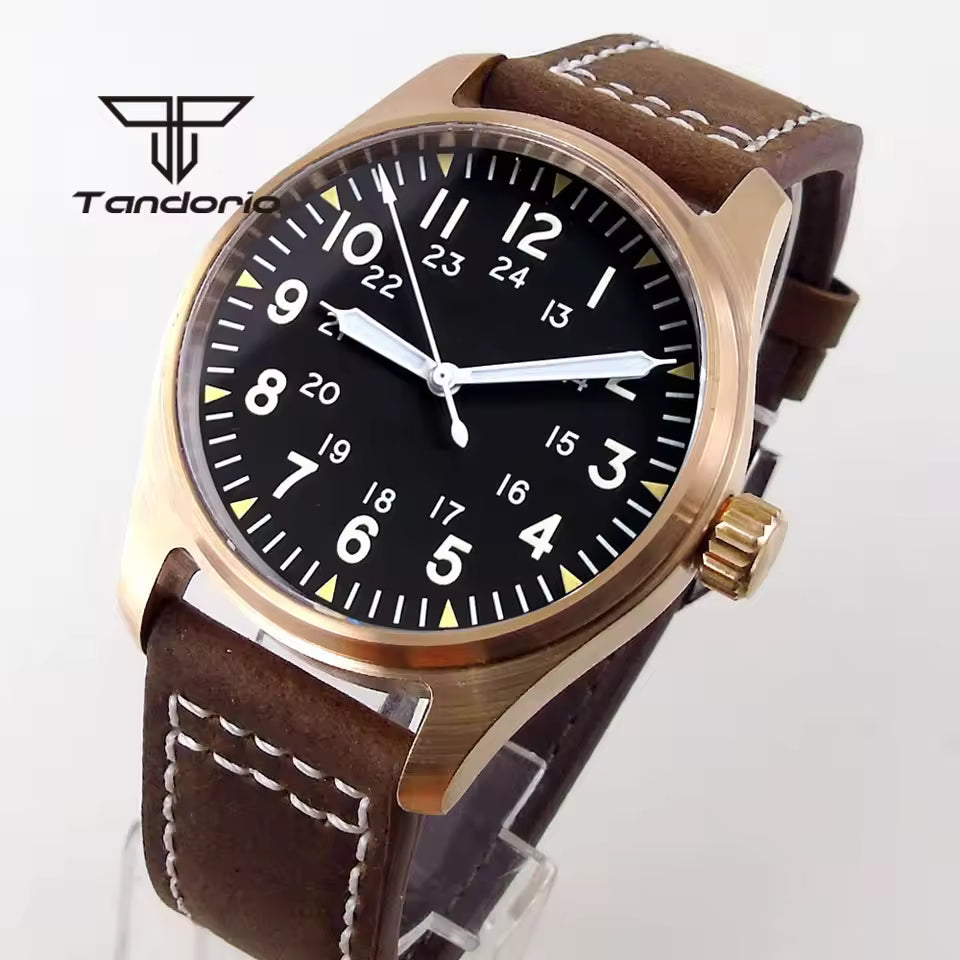 TANDORIO Pilot Automatic Watch | 200M Field Performance in Sapphire Steel
