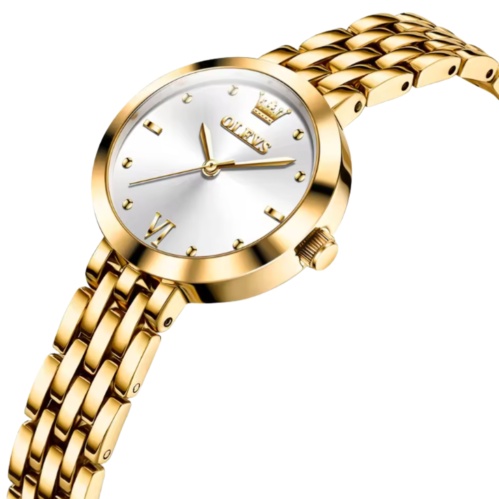 Women’s Quartz Watch 25mm Stainless Steel Hardlex Crystal Shock & Water Resistant