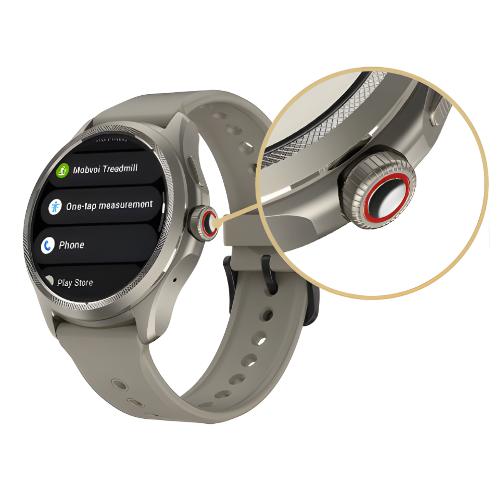 Premium AMOLED Smartwatch with GPS Tracking Compass NFC and Ultra-Long Battery Life