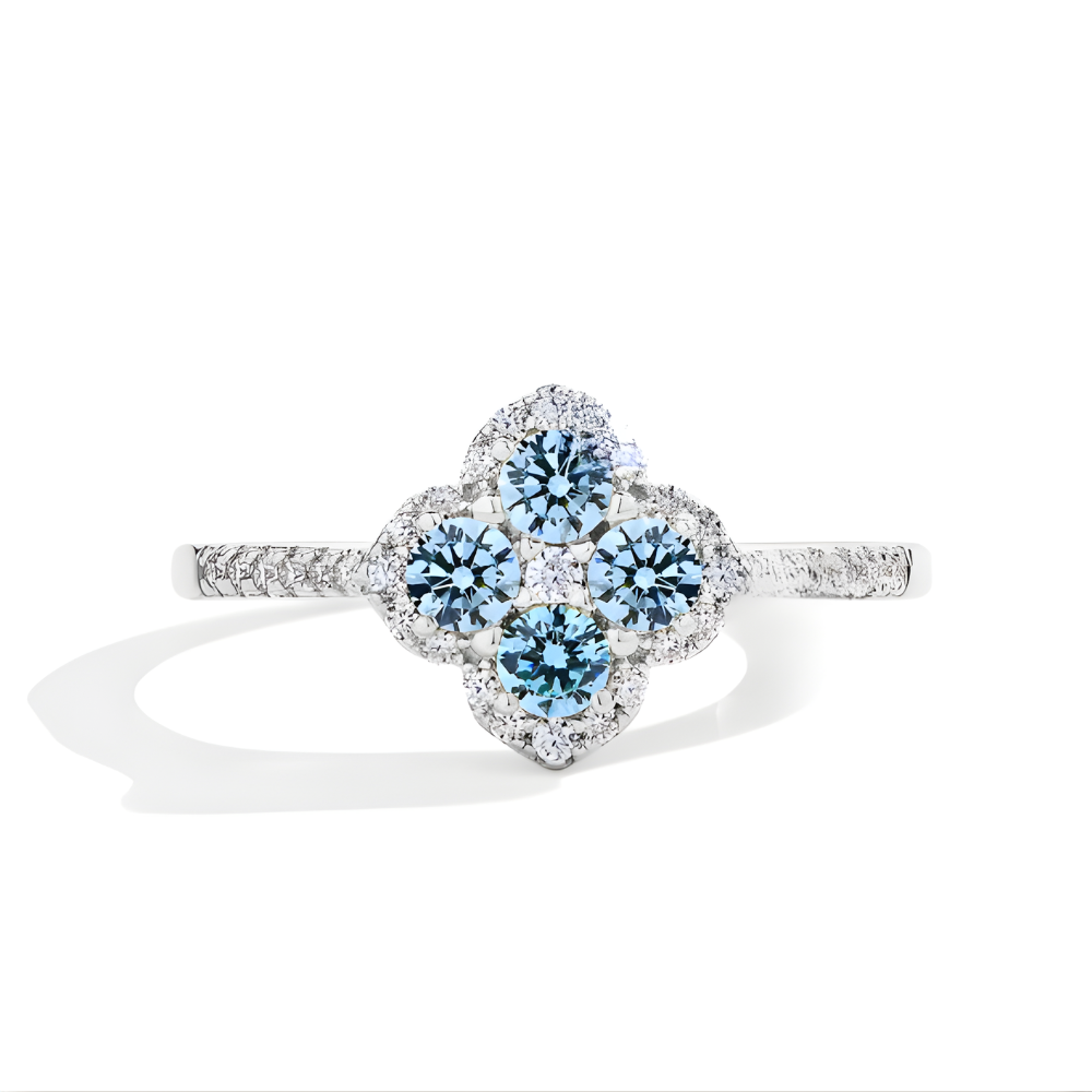 Women’s Moissanite Sterling Silver Classic Round Engagement Wedding Ring Elegant Bridal Jewelry