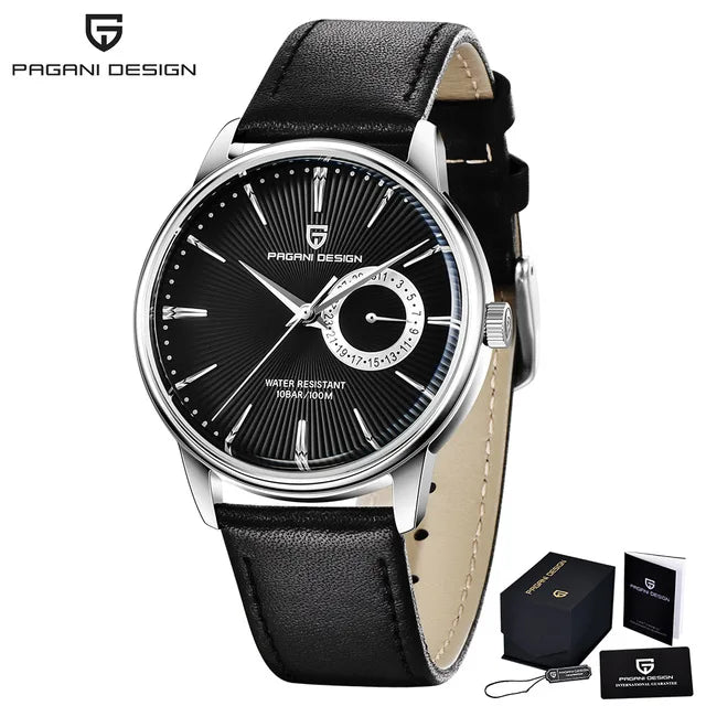 Original PAGANI DESIGN 1645 Fashion Casual Sports Watch Men Military Watch Stainless Steel Waterproof Quartz Watch Reloj Hombre