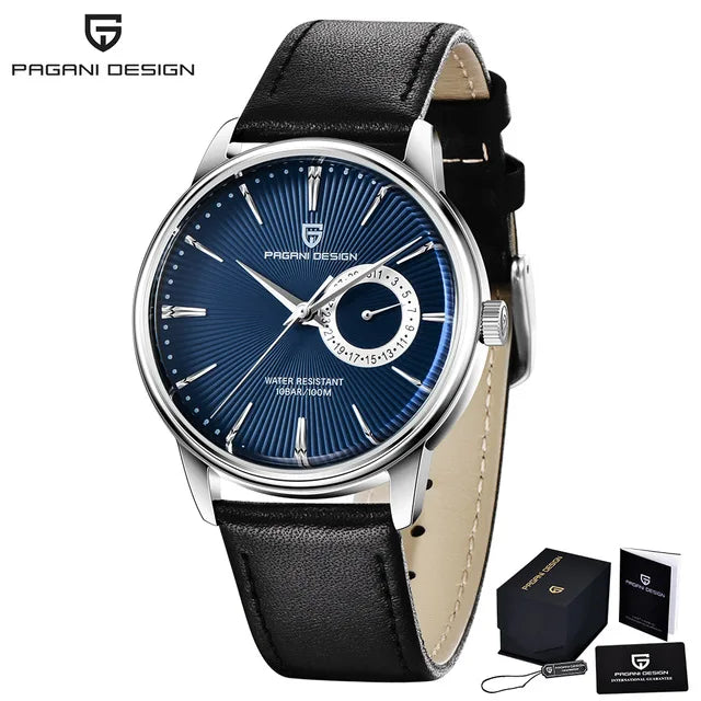 Original PAGANI DESIGN 1645 Fashion Casual Sports Watch Men Military Watch Stainless Steel Waterproof Quartz Watch Reloj Hombre