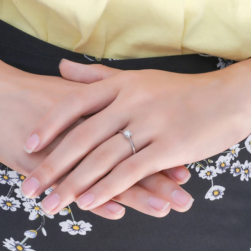 Lab Diamond 4mm / 10k White Gold / 4 – | RoyElite