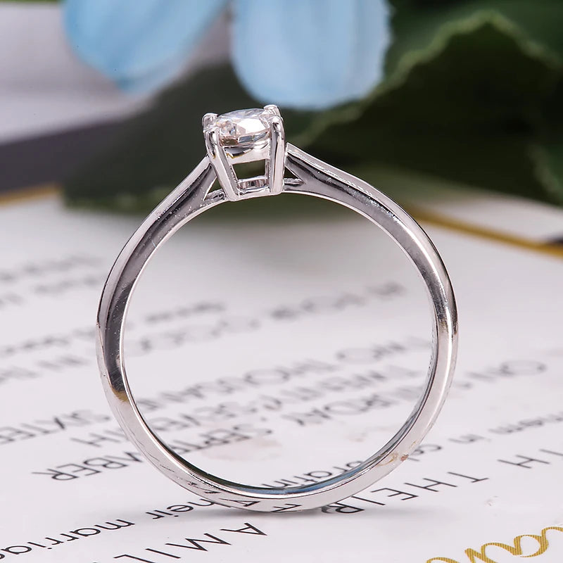 Lab Diamond 4mm / 10k White Gold / 4 – | RoyElite