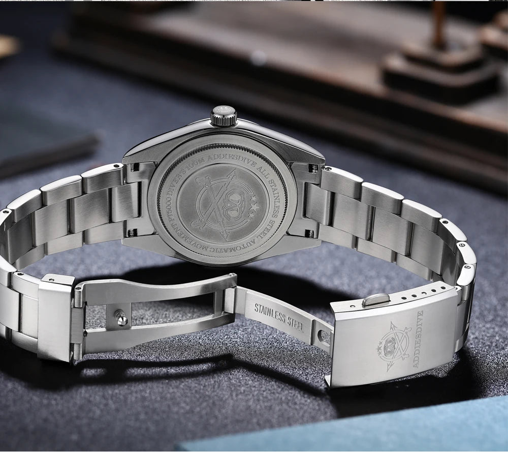 Reloj de Cuarzo Minimalista de Mujer 36mm Esfera Arena del Desierto Acero Inoxidable Resistente al Agua
