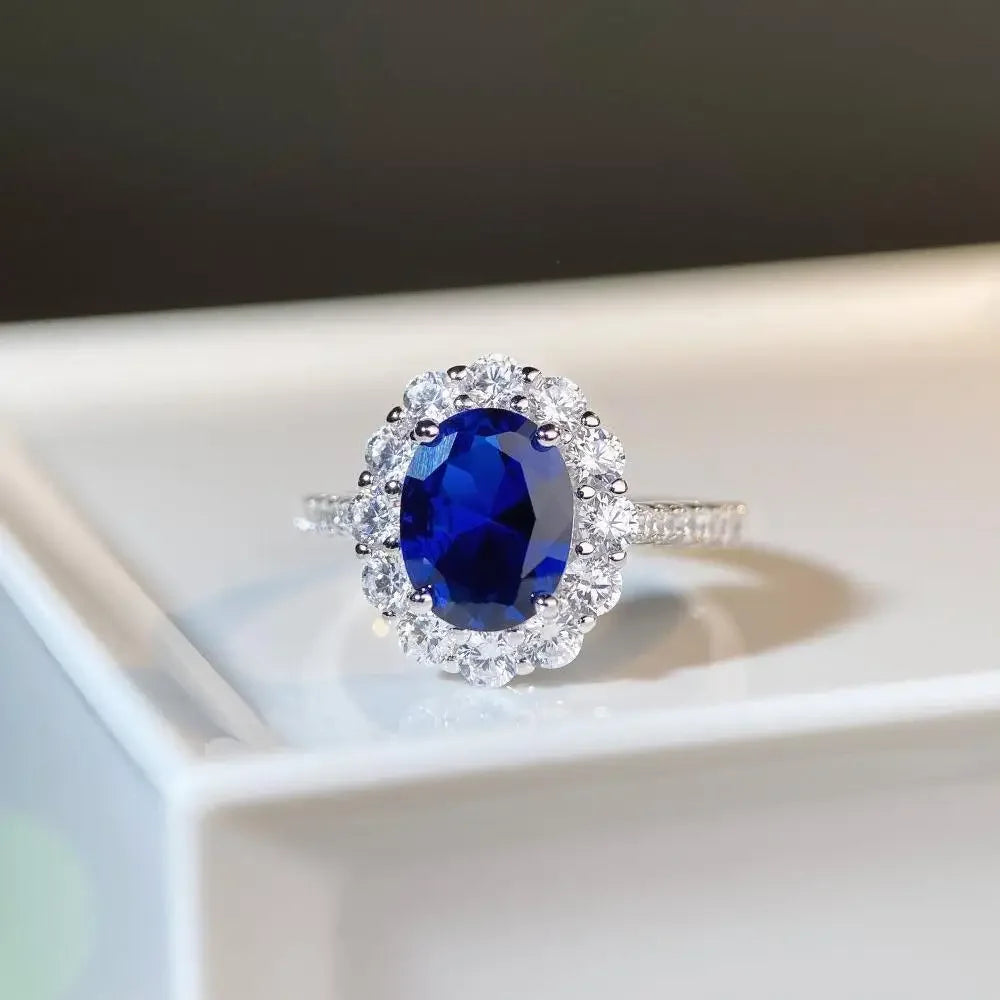 PT950 Platinum & White Gold Ring – 3ct Pigeon Egg-Shaped Diamond, Luxury Women’s Classic Design