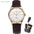 BALTANY Retro Mechanical Dress Watch for Men | Leather Strap with Waterproof Sapphire Crystal