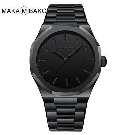 Original Top Brand Stainless Steel Men Wristwatch Classic Business Waterproof Man Black Clock Japan Movement Quartz Mens Watches - RoyElite