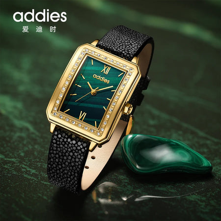 ADDIESDIVE Watch Woman Fashion Glass 30m Waterproof Woman's Wristwatch Stainless Steel Milan Mesh Belt Classics Quartz Watches - RoyElite