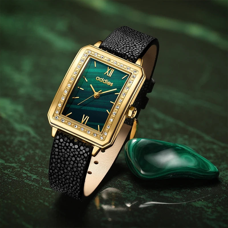 Reloj Clásico de Cuarzo | Correa de Cuero Genuino y Estilo Minimalista – ADDIESDIVE