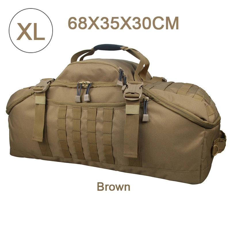 MOLLE Tactical Travel Backpack 30L 80L Camping Gym Duffle Bag