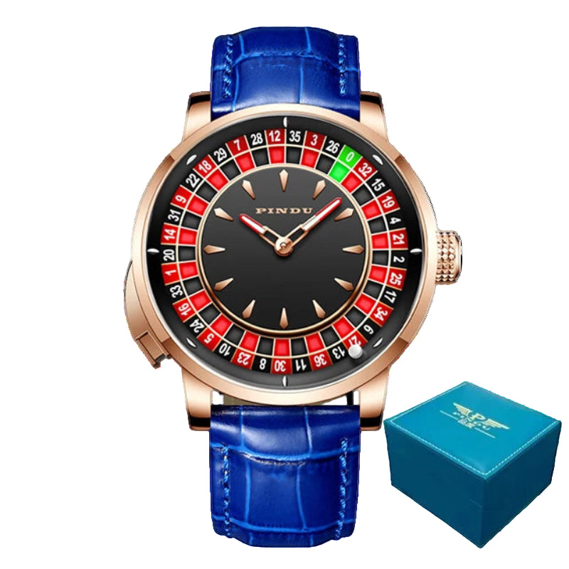 Rose Gold Blue Diamond – | RoyElite