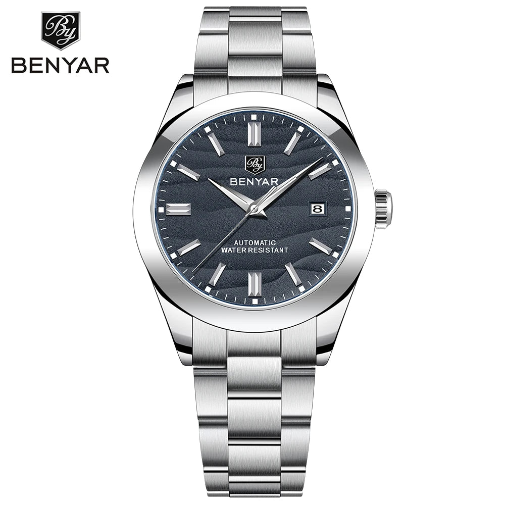 BENYAR 2024 40MM Automatic Stainless Steel Watch