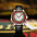 Reloj Roulette con esfera clara y correa negra en su escena original