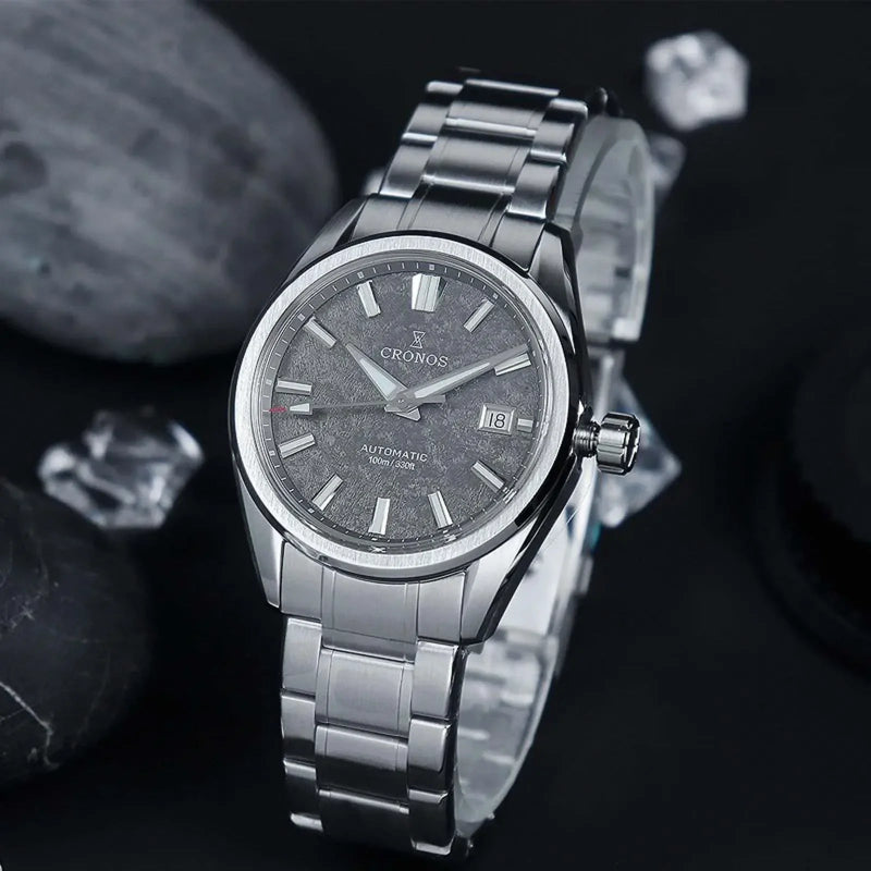 CRONOS Automatic Mechanical Watch for Men | MIYOTA Movement with Sapphire Crystal and Waterproof Build