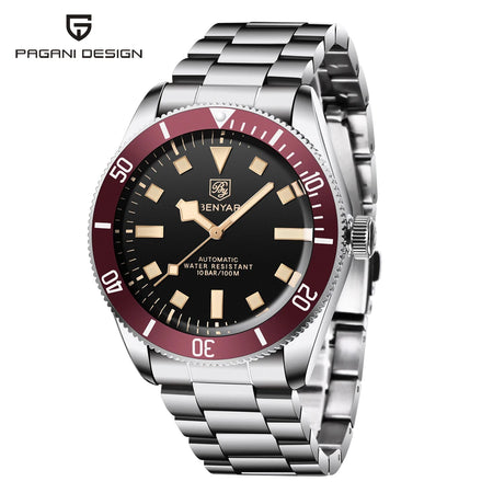 BENYAR Men's Watches Mechanical Automatic Watch BB58 Sport Watch For Men 2025 Stainless Steel Waterproof Business Luminous Clock - RoyElite