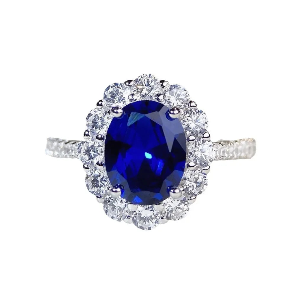 PT950 Platinum & White Gold Ring – 3ct Pigeon Egg-Shaped Diamond, Luxury Women’s Classic Design
