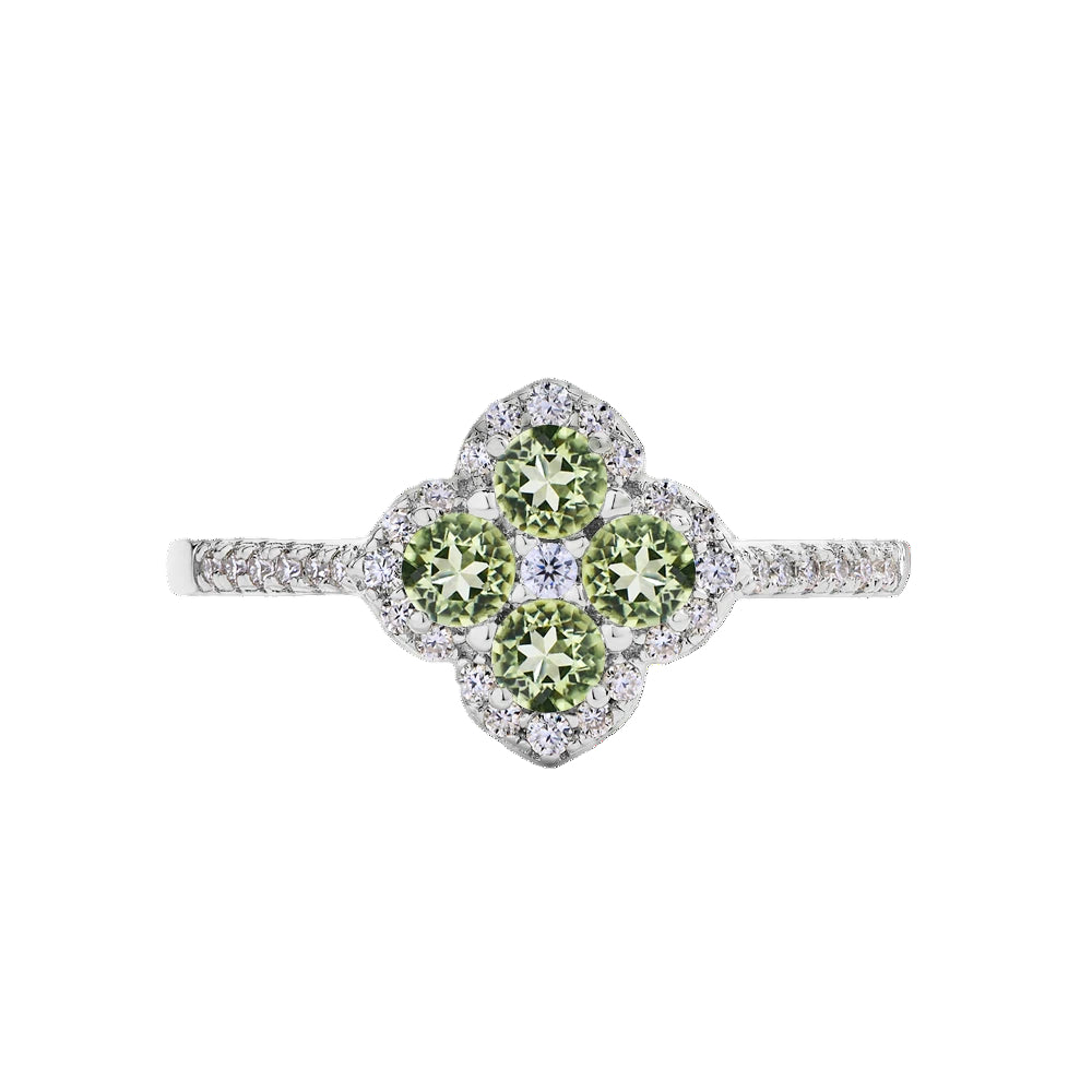 Women’s Moissanite Sterling Silver Classic Round Engagement Wedding Ring Elegant Bridal Jewelry