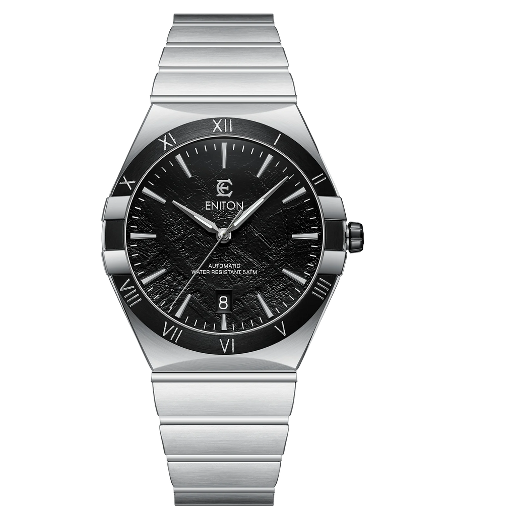 ENITON Business Automatic Watch for Men | Luminous Dial with Calendar and Sapphire Glass