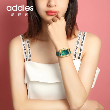 ADDIESDIVE Watch Woman Fashion Glass 30m Waterproof Woman's Wristwatch Stainless Steel Milan Mesh Belt Classics Quartz Watches - RoyElite