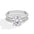 18K Gold Plated 3 Carat Moissanite Engagement Ring 925 Sterling Silver Round Cut Wedding Jewelry