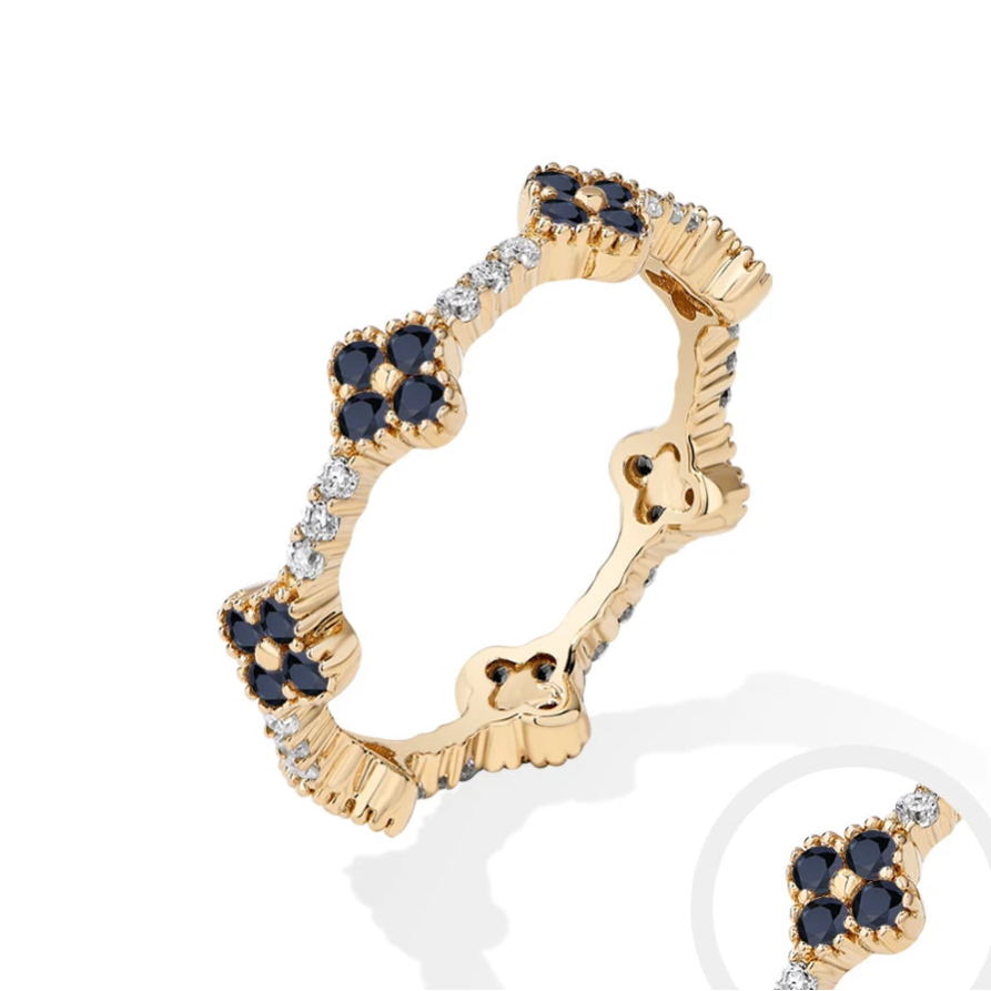 Women’s Moissanite Eternity Ring 925 Sterling Silver Gold Plated Wedding Engagement Band