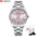 CURREN Set de Reloj de Moda para Mujer con Pulsera, Anillo y Pendientes de Cristal