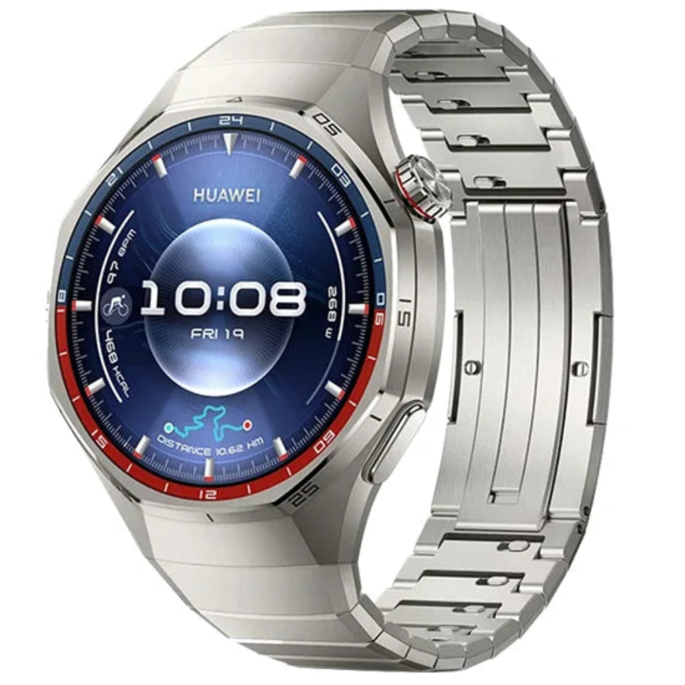 Men’s Titanium Smartwatch with AMOLED Display ECG Blood Oxygen GPS and Waterproof Design