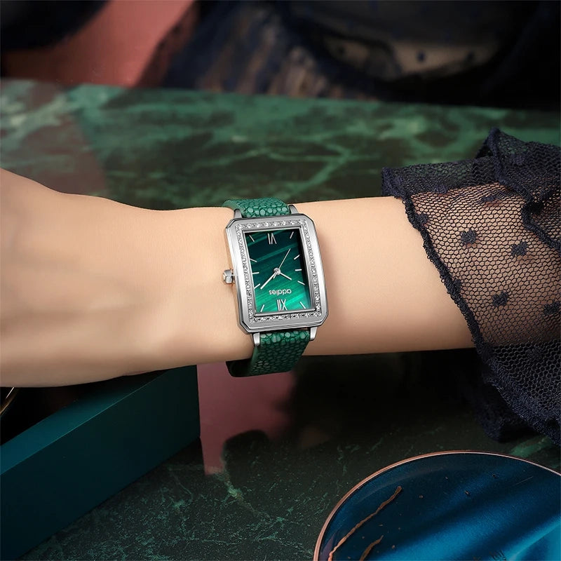 Reloj Clásico de Cuarzo | Correa de Cuero Genuino y Estilo Minimalista – ADDIESDIVE