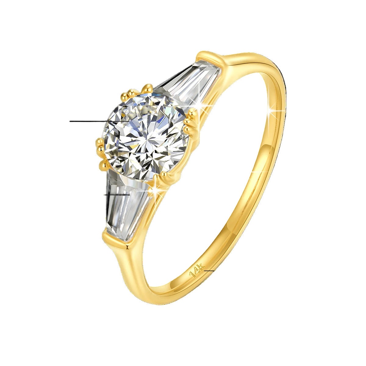 Moissanite 3CT / 5 – | RoyElite