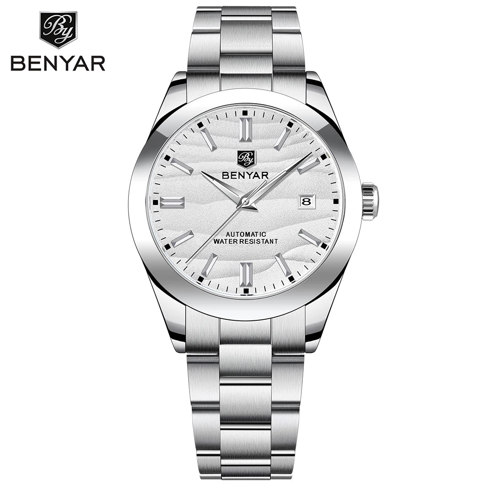 BENYAR 2024 40MM Automatic Stainless Steel Watch