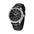 Sobrio, steel case, black dial, black strap