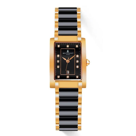 BERNY Women Watch Quartz Ceramic Bracelet Butterfly Buckle Waterproof Fashion Gold Female Clock Relogio Feminino Birthday Gift - RoyElite