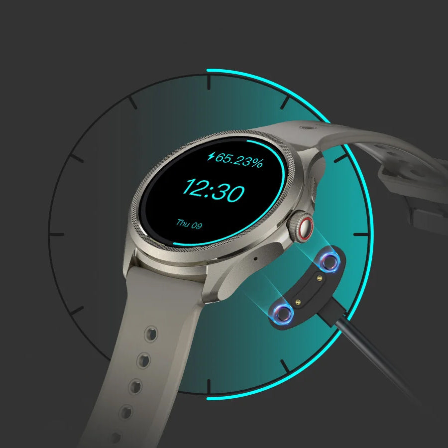 Premium AMOLED Smartwatch with GPS Tracking Compass NFC and Ultra-Long Battery Life