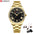 CURREN Set de Reloj de Moda para Mujer con Pulsera, Anillo y Pendientes de Cristal