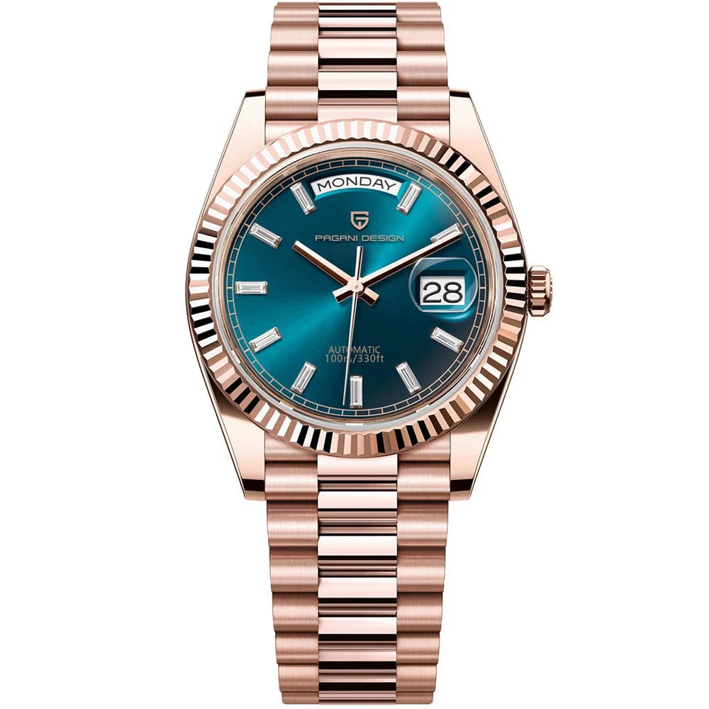 Rose Gold Blue – | RoyElite