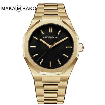 Original Top Brand Stainless Steel Men Wristwatch Classic Business Waterproof Man Black Clock Japan Movement Quartz Mens Watches - RoyElite
