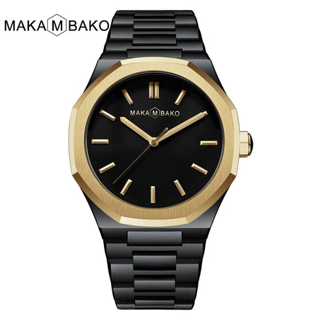 Original Top Brand Stainless Steel Men Wristwatch Classic Business Waterproof Man Black Clock Japan Movement Quartz Mens Watches - RoyElite