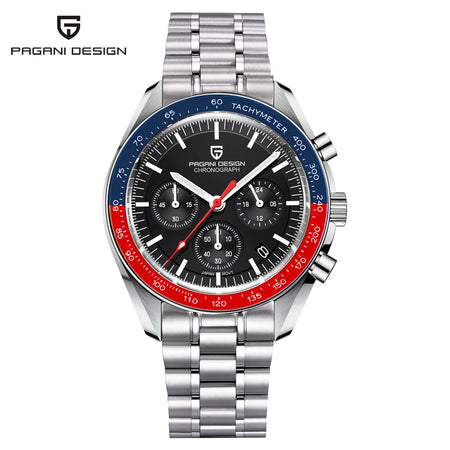 PAGANI DESIGN Mens Watches 2024 Sport Chronograph Luxury Quartz Watch For Men Automatic AR Sapphire Mirror Luminous Reloj Hombre - RoyElite