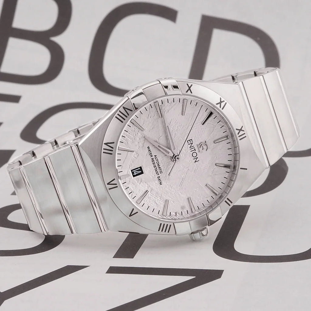 ENITON Business Automatic Watch for Men | Luminous Dial with Calendar and Sapphire Glass