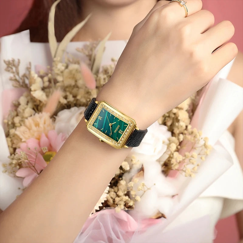 Reloj Clásico de Cuarzo | Correa de Cuero Genuino y Estilo Minimalista – ADDIESDIVE