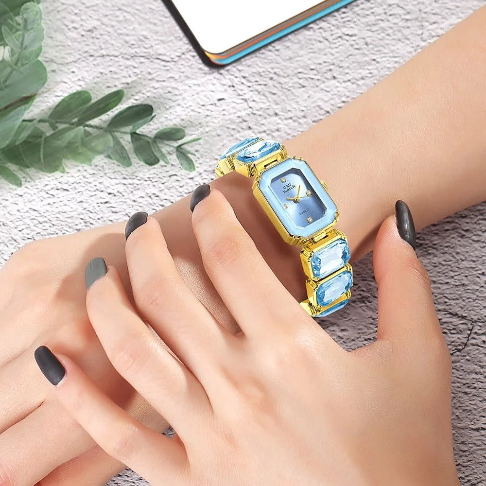 Gema watch worn on the wrist