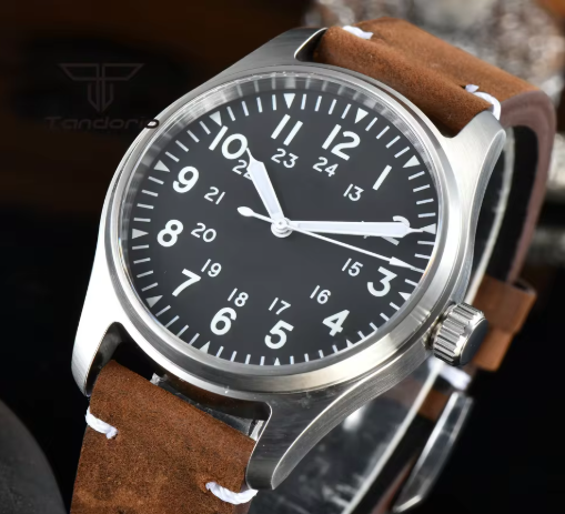 TANDORIO Pilot Automatic Watch | 200M Field Performance in Sapphire Steel