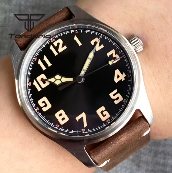 TANDORIO Pilot Automatic Watch | 200M Field Performance in Sapphire Steel