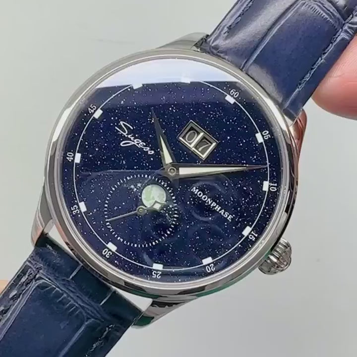 Nocturno automatic moonphase watch video