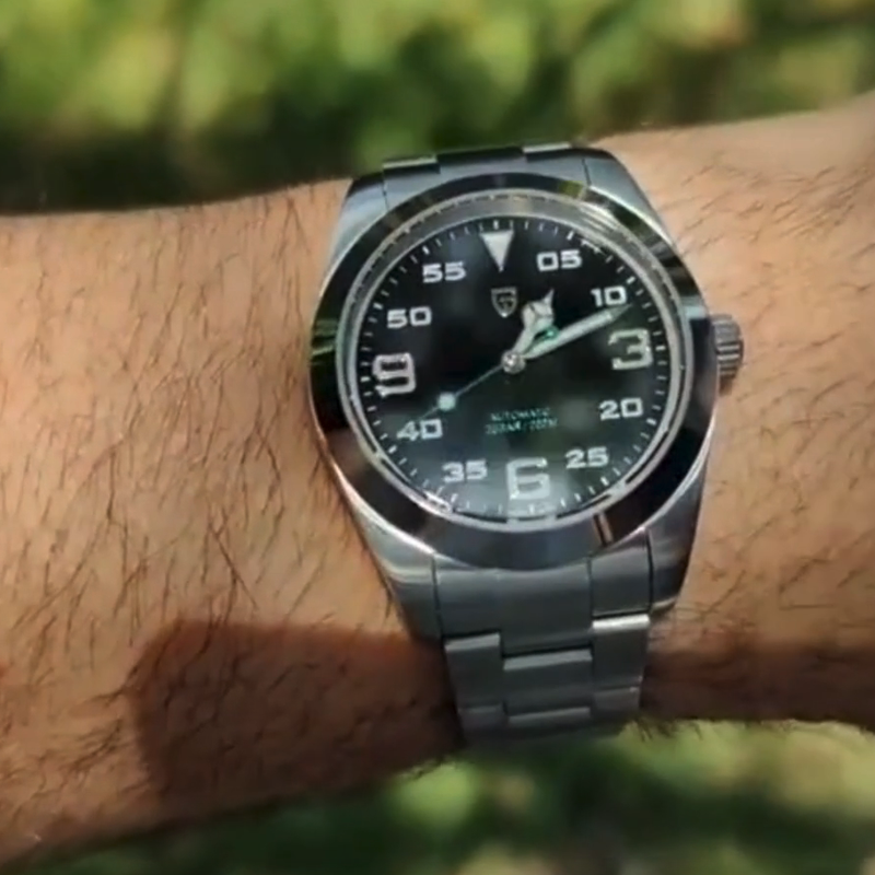 PAGANI DESIGN Luxury Mechanical Diver Watch for Men | AR Sapphire Crystal with Screw-Down Crown and High Water Resistance