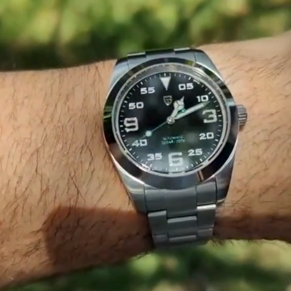 PAGANI DESIGN Luxury Mechanical Diver Watch for Men | AR Sapphire Crystal with Screw-Down Crown and High Water Resistance
