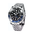 GMT automatic watch, black and blue bezel, jubilee steel bracelet — RoyElite